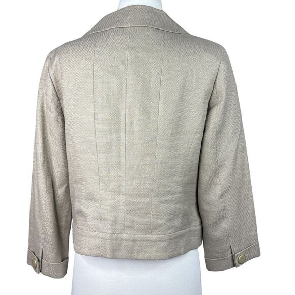 Banana Republic Linen Blazer Size 10 - Picture 3 of 9